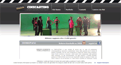 Desktop Screenshot of cinecasting.it