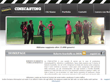 Tablet Screenshot of cinecasting.it